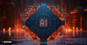 Artificial Intelligence (AI) Logo -Photo Generated by Midjourney for The AI Track