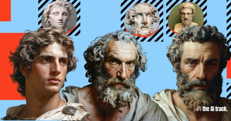 Historical Icons Reimagined by AI - Image Credits - Midjourney, Canva, The AI Track