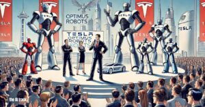 Tesla Announces High Production of Optimus Robots for Consumer Use by 2026 - Image generated by AI for The AI Track