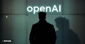 OpenAI Hits Back at Elon Musk’s Lawsuit - Elon Musk facing a wall displaying the OpenAI logo - Image Credits - Flux-Freepik-The AI Track