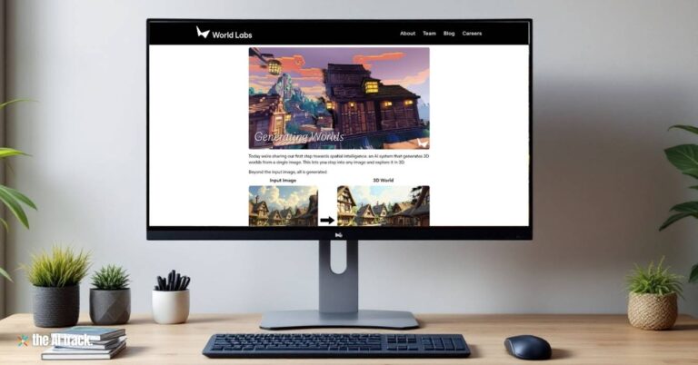 World Labs - Image Credit Deepseek-Flux-The AI Track