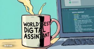 ByteDance’s Doubao and UI-TARS - A World’s Best Digital Assistant mug sitting next to a laptop -Credit - The AI Track made with Freepik-Flux