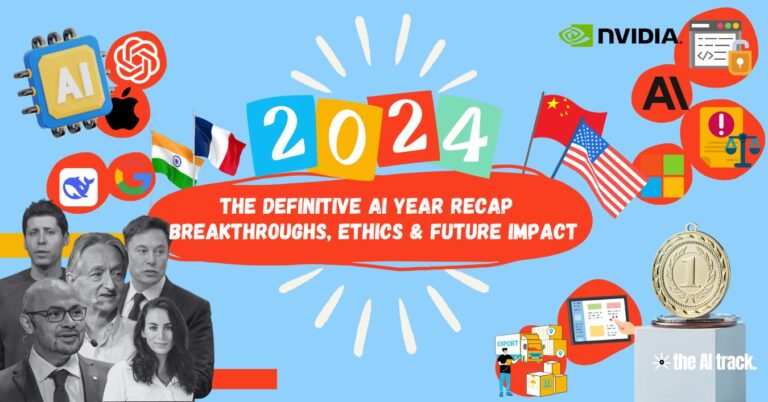 AI Advancements 2024 Breakthroughs Ethics Future Impact - Credit - The AI Track, Canva, Wikimedia