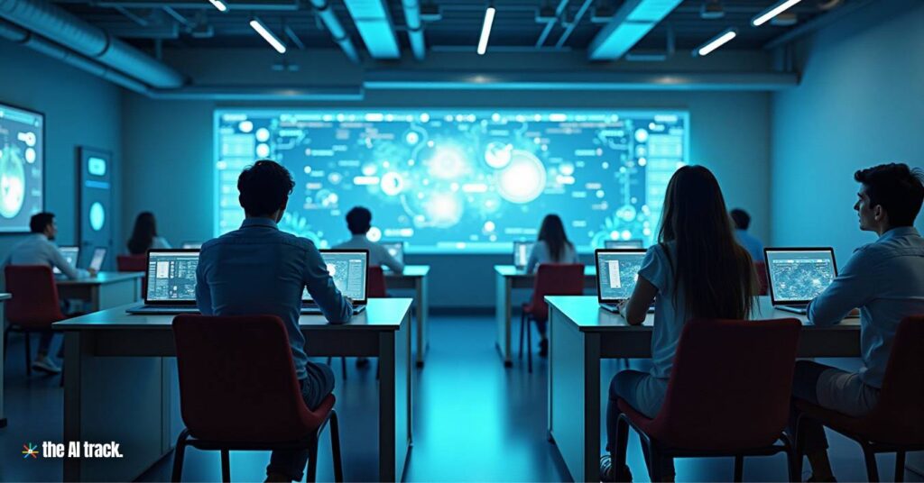 Futuristic Classroom - Credit - The AI Track, Runware-Flux