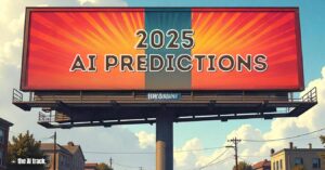 Predictions for AI in 2025 - Credit - The AI Track, Canva, Flux-Freepik