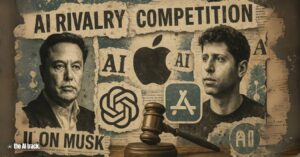 Elon Musk Accuses Apple of Unfair App Store Practices - Credit - ChatGPT, The AI Track