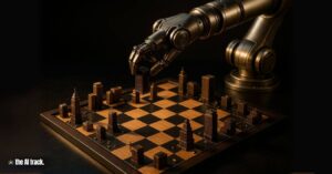 Robotic Arm Moves Miniature City (Nvidia Expands Cosmos World Models) - Image Credit - ChatGPT, The AI Track