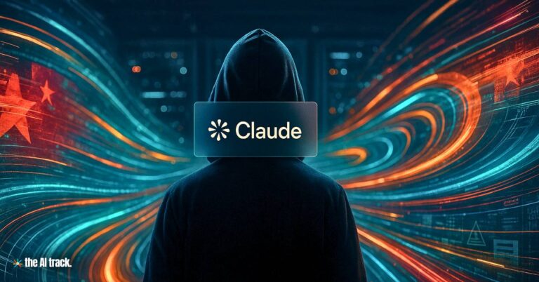 Digital data swirling toward a hacker (Anthropic Reports Cyber-Espionage by Chinese State Group) - Credit - ChatGPT, The AI Track