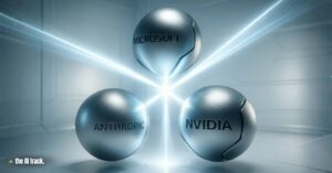 Microsoft, NVIDIA and Anthropic Form New AI Partnership - Image Credit - ChatGPT, The AI Track