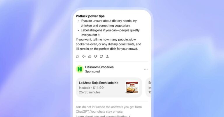 OpenAI Officially Introduces Ads in ChatGPT (Credit - ChatGPT)