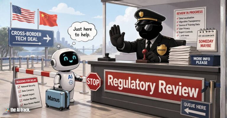 China Blocks Meta Deal for AI Startup Manus (Credit - ChatGPT, The AI Track)