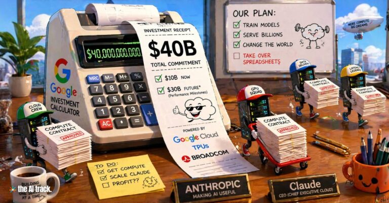 Google Plans to Invest in Anthropic up to $40 Billion (Credit - ChatGPT, The AI Track)