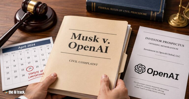 OpenAI Wins Elon Musk Lawsuit on Timing (Credit - ChatGPT, The AI Track)
