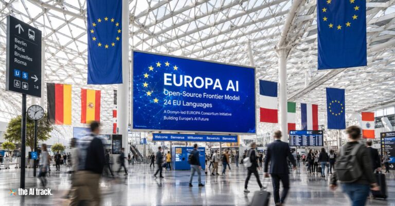 EU Selects EUROPA Consortium to Build Open Frontier AI Model (Image Credit - ChatGPT, The AI Track)