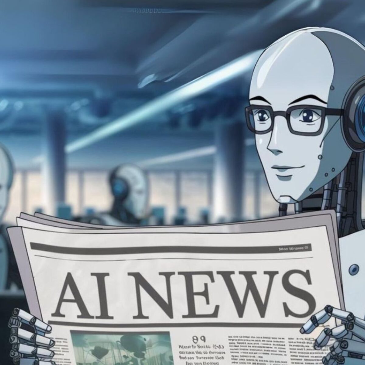 A guy relaxed reading AI News October 2024 - Image generated by Midjourney for The AI Track