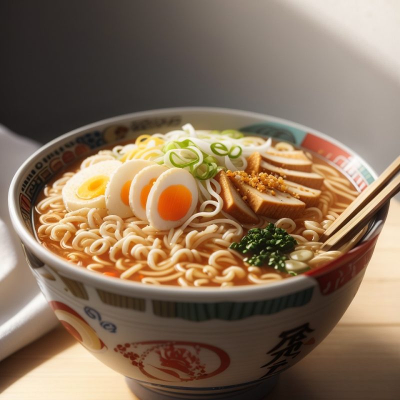 LEONARDO AI - Best Image Generator Crash Test - Photorealistic image of a bowl of ramen noodles